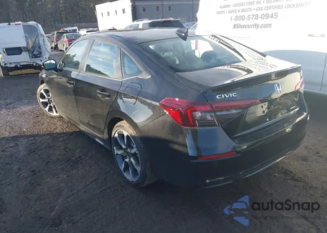 2025 Honda Civic Hybrid Sport/Sport Touring z USA, uszkodzony, nr VIN 2HGFE4F81SH341276